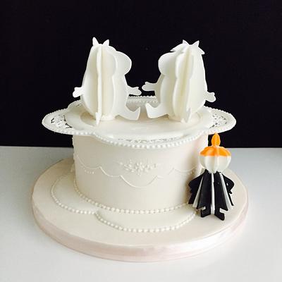 Mooning cake - Cake by R.W. Cakes