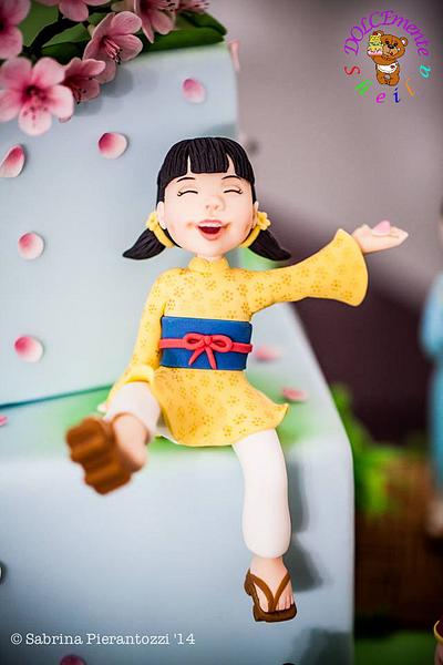 The happy little chinese girl - Cake by Sheila Laura Gallo