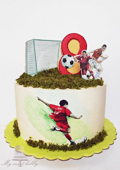 Football cake - Cake by benyna
