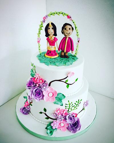 Wedding cake  - Cake by Mishmash