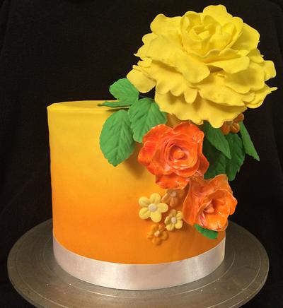 Sunshine Flowers - Cake by Rachel~Cakes