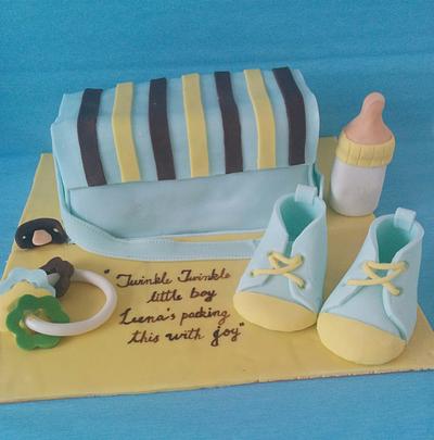 baby shower cake - Cake by josphinecakelicious