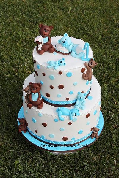 Teddy Cake  - Cake by Cake boutique by Krasimira Novacheva