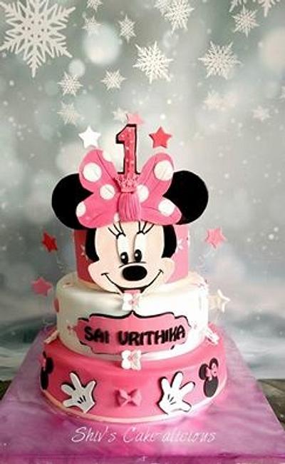 Minnie Mouse Cake - Cake by Shivs Cake-alicious
