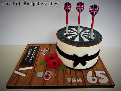 Darts Enthusiasts Cake. - Cake by Nor
