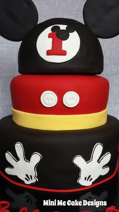 Mickey Mouse 1st birthday - Cake by Mini Me Cake Design