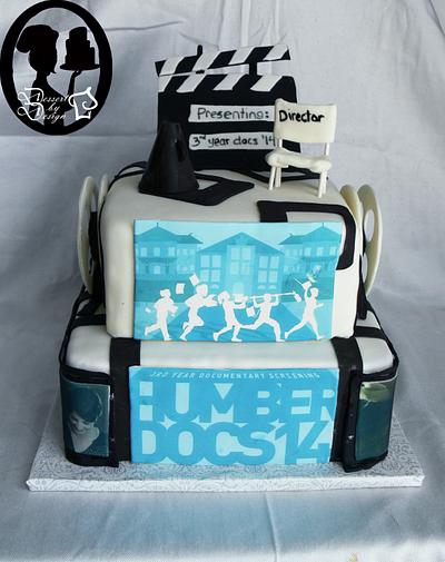 Film Themed After Party - Cake by Dessert By Design (Krystle)