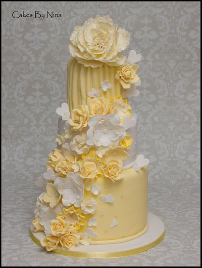 Yellow Romance - Cake by Cakes by Nina Camberley