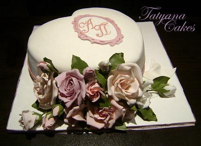 small wedding cake - Cake by Tatyana Cakes