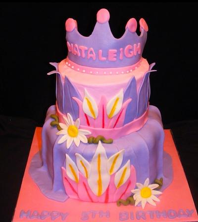 Flower Princess Cake - Cake by Rita's Cakes