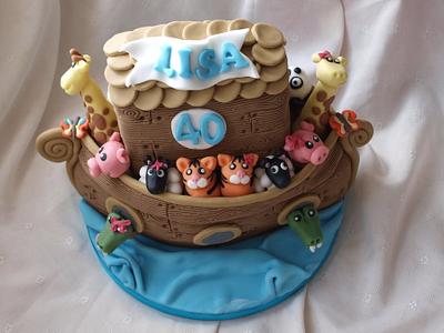 Noah's Arc Cake - Cake by Maxine Quinnell