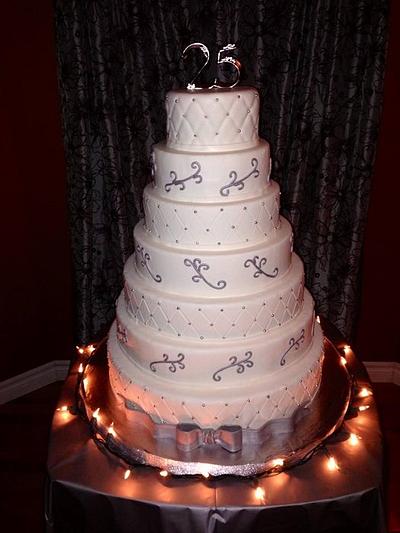 25th Wedding Celebration - Cake by elaine