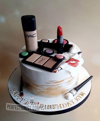 Kym - MAC Make Up Birthday Cake - Cake by Niamh Geraghty, Perfectionist Confectionist