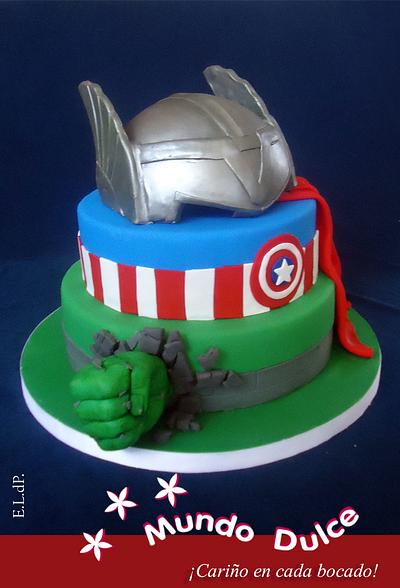 Avengers cake  - Cake by Elizabeth Lanas