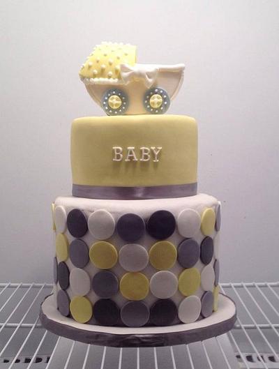 Baby shower - Cake by Jennifer Jeffrey