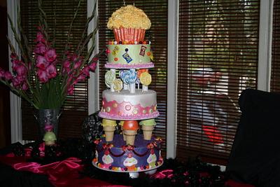 Candy Cake - Cake by Joanne Prainito