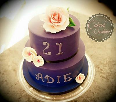 Ombre Rose Cake - Cake by Caked Creations