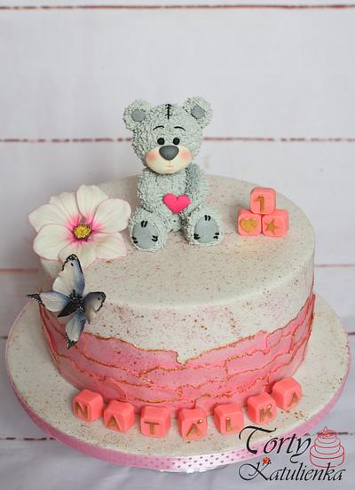 Bear for little girl - Cake by Torty Katulienka