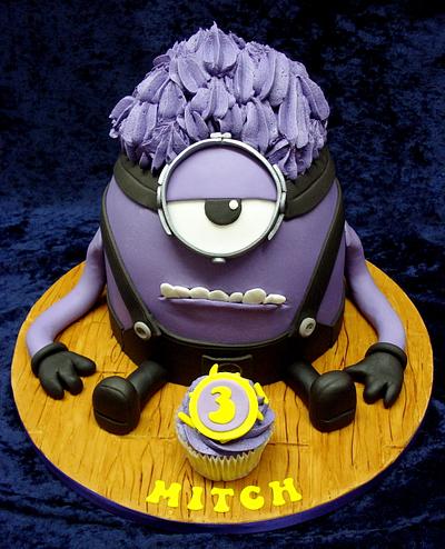 Purple Minion - Cake by Alison Inglis