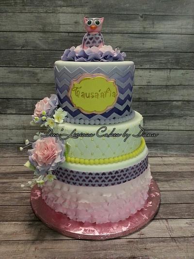 "Sugar Angel" Owl dream cake - Cake by Dees'Licious Cakes by Dana