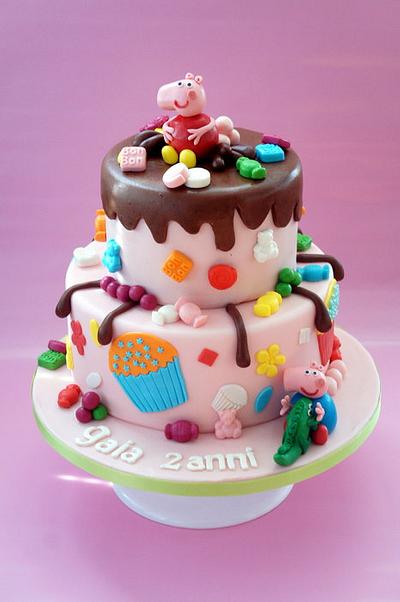 Peppa pig for Gaia - Cake by Alessandra