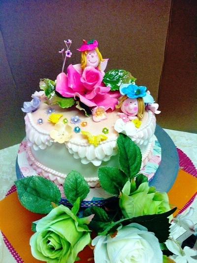 Little Fairies Birthday Wishes - Cake by Fun Fiesta Cakes  