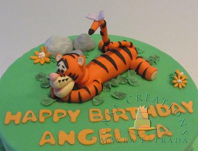 Tigger - Cake by Cake Creations by ME - Mayra Estrada