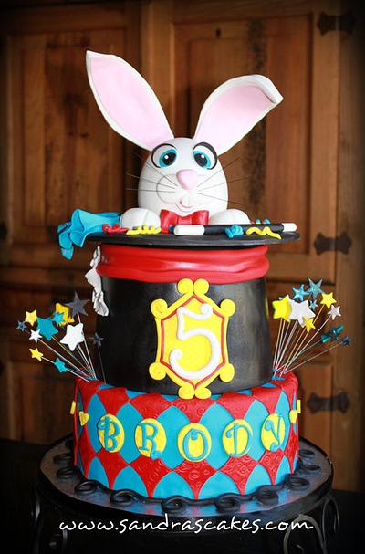 Magician themed birthday cake - Cake by Sandrascakes