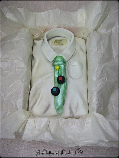 Vintage Shirt & Tie - Cake by Jen McK Evans