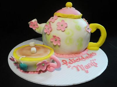 tea pot by sandra coronel - Cake by sandra coronel