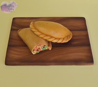 Food cake challenge - cornish pasty - Cake by Magda's Cakes (Magda Pietkiewicz)