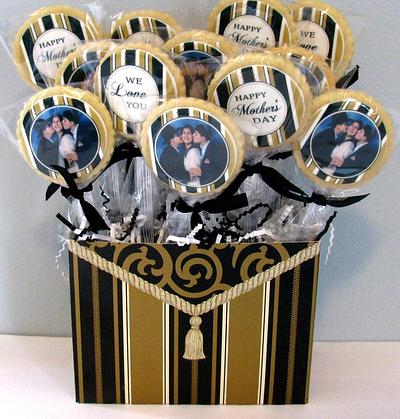 Mother's Day Cookie Pops Bouquet - Cake by Cheryl