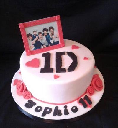 1D (ONE DIRECTION) CAKE - Cake by Too Nice to Slice