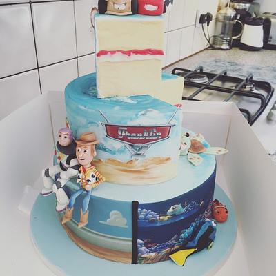 Pixar on a budget!  - Cake by George's Bakes