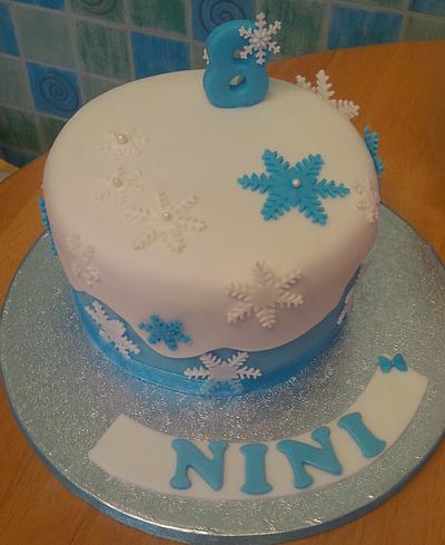Simple Frozen cake - Cake by IDreamOfCakes