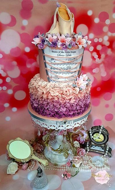 Floral Ballerina  - Cake by Amelia Rose Cake Studio