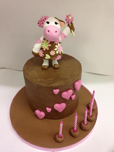 mary moo cow - Cake by d and k creative cakes
