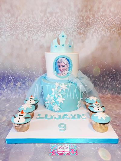 Frozen Elsa - Cake by Arty cakes
