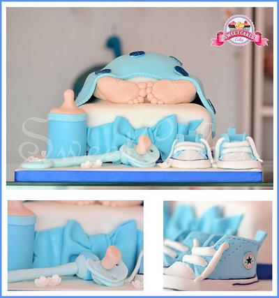 It's A Boy! Baby Bum Cake - Cake by Farida Hagi