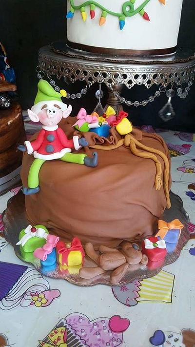 Christmas cake!  - Cake by PinkCakeDelicias