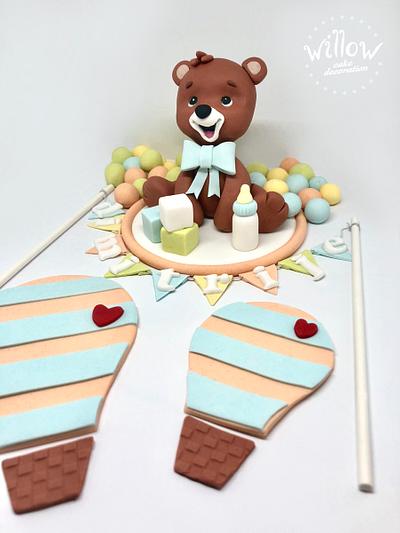 Baby bear, fondant decoration - Cake by Willow cake decorations