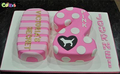 Victoria's Secret "Pink" Cake - Cake by Cakes For Fun