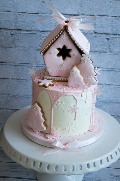 Pink house - Cake by Vanilla & Me