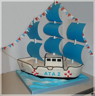 My first ship cake - Cake by Sveta
