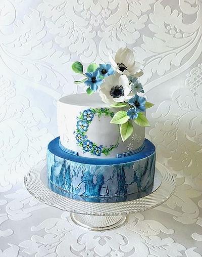 Birthday in blue - Cake by Frufi