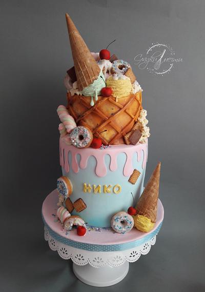 Candy cake  - Cake by Mariya Gechekova