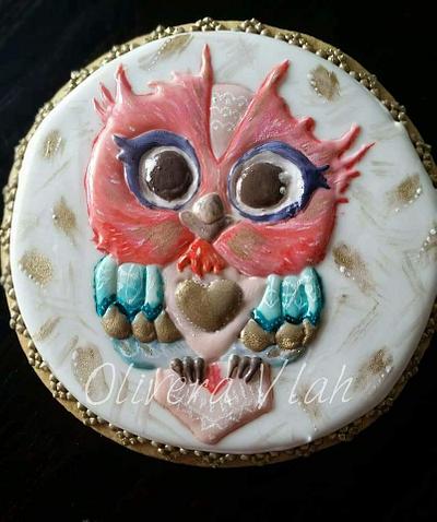 Cute owl - Cake by Olivera Vlah