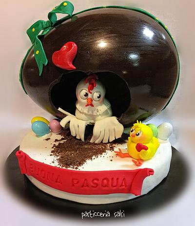 Easter egg  - Cake by barbara Saliprandi