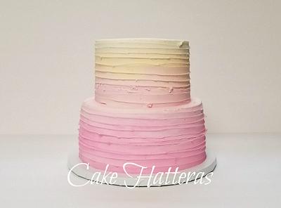 Beach Sunset Wedding Cake - Cake by Donna Tokazowski- Cake Hatteras, Martinsburg WV