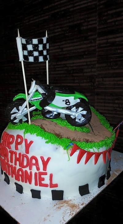 motocross - Cake by Julia Dixon